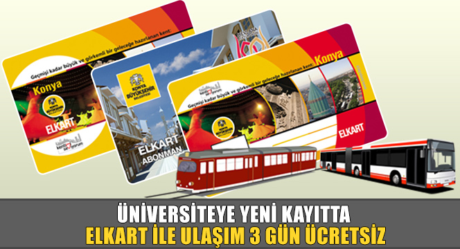 Öğrenciler Elkart İle 3 Gün Ücretsiz Ulaşımdan Memnun