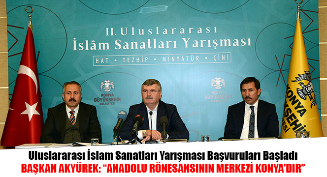 Uluslararası İslam Sanatları Yarışması Başvuruları Başladı