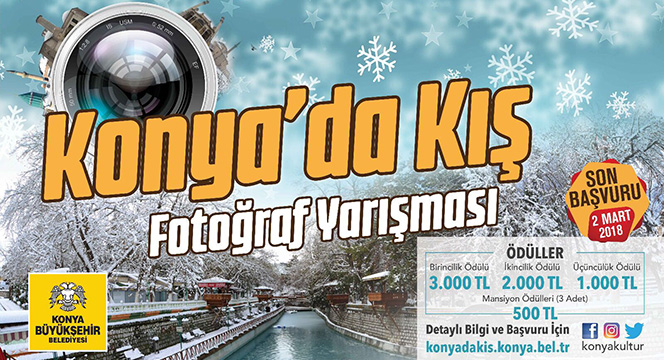 Büyükşehir'den 'Konya'da Kış' Fotoğraf Yarışması