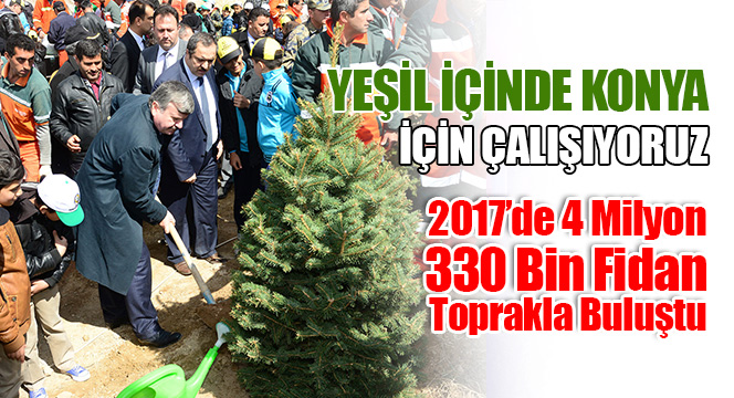 'Yeşil İçinde Konya' İçin Çalışıyoruz