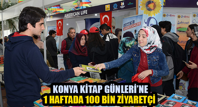 Konya Kitap Günleri'ne 1 Haftada 100 Bin Ziyaretçi 