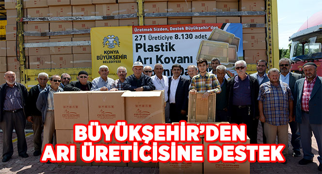 Büyükşehir'den Arı Üreticisine Destek