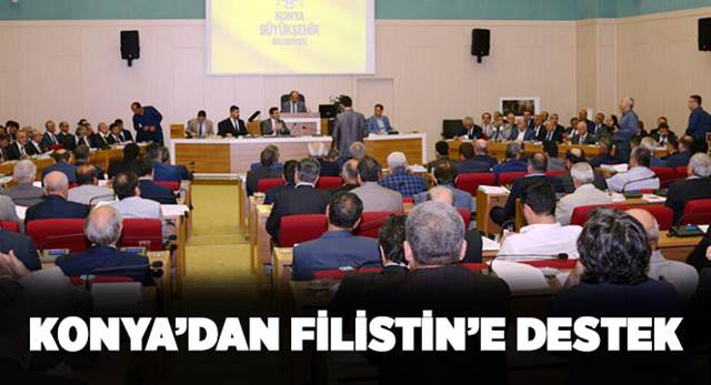 Konya´dan Filistin´e Destek