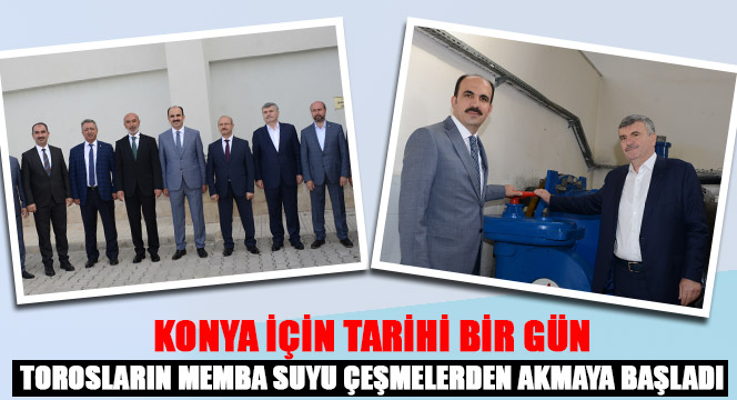 Torosların Memba Suyu Çeşmelerden Akmaya Başladı 