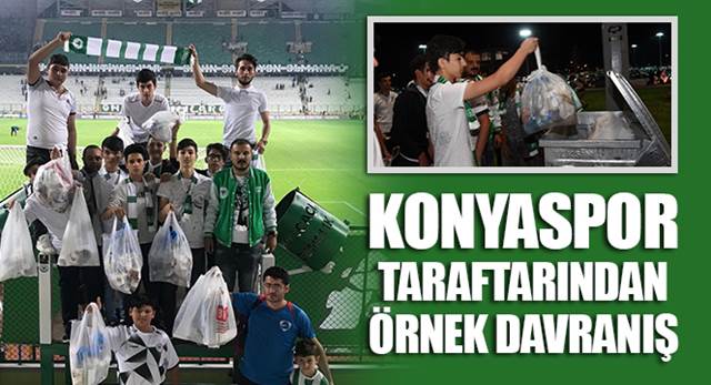 Konyaspor Taraftarından Örnek Davranış