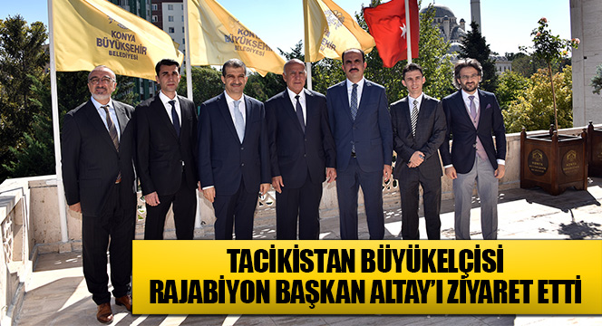 Tacikistan Büyükelçisi Rajabiyon Başkan Altay'ı Ziyaret Etti