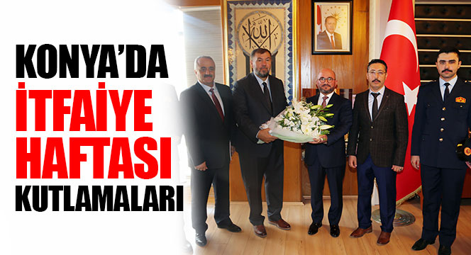 Konya'da İtfaiye Haftası Kutlamaları