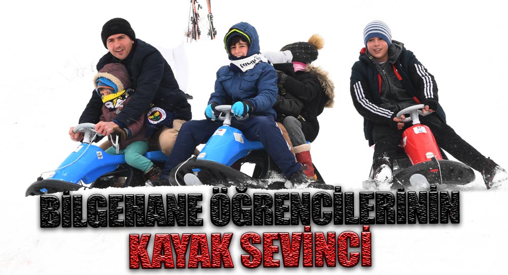 Bilgehane Öğrencilerinin Kayak Sevinci