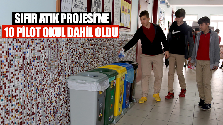 Sıfır Atık Projesi'ne 10 Pilot Okul Dahil Oldu 