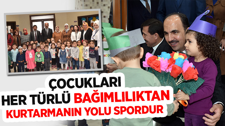 Çocukları Her Türlü Bağımlılıktan Kurtarmanın Yolu Spordur 