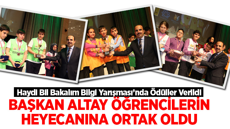 Haydi Bil Bakalım Bilgi Yarışması'nda Ödüller Verildi