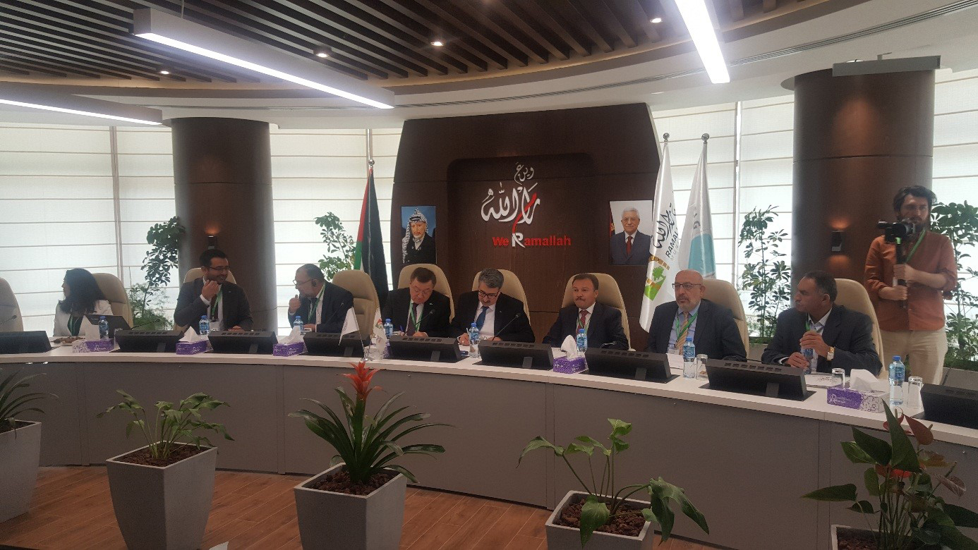 Büyükşehir, Filistin'de UCLG-MEWA Toplantısına Katıldı