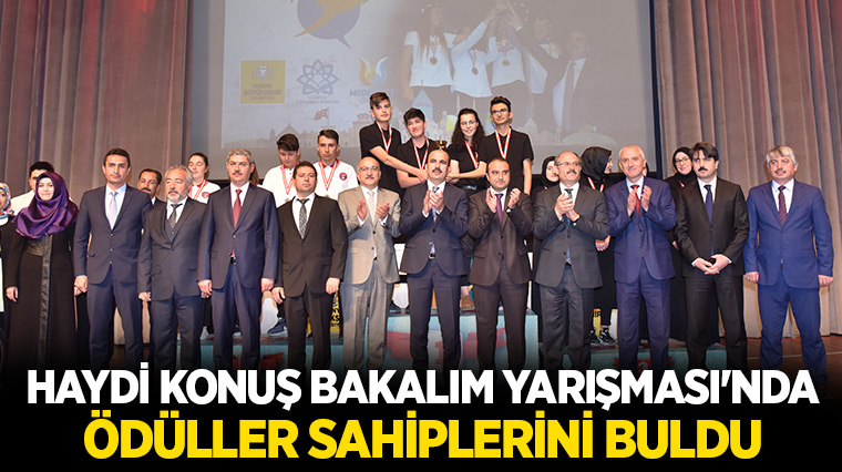 Haydi Konuş Bakalım Yarışması'nda Ödüller Sahiplerini Buldu