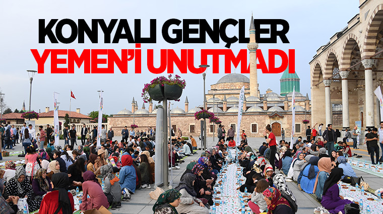 Konyalı Gençler Yemen'i Unutmadı