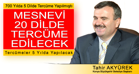 Mesnevi 20 Dilde Tercüme Edilecek
