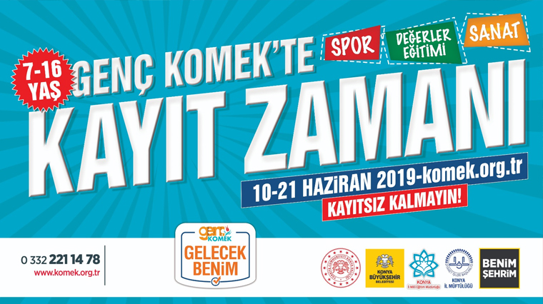 Bu Yaz Çocuklar Genç KOMEK'te Buluşacak