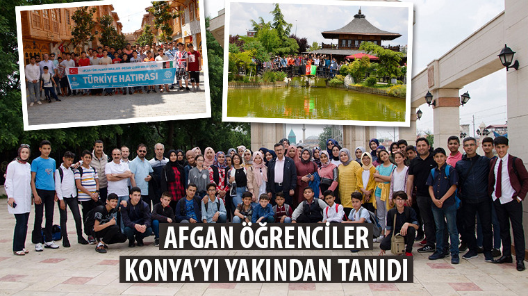 Afgan Öğrenciler Konya'yı Yakından Tanıdı