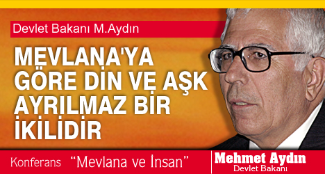 Devlet Bakanı Mehmet Aydın'ın Konferansı