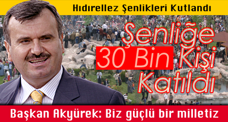 Hıdırellez Şenlikleri'ne 30 Bin Kişi Katıldı