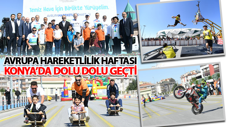 Avrupa Hareketlilik Haftası Konya'da Dolu Dolu Geçti