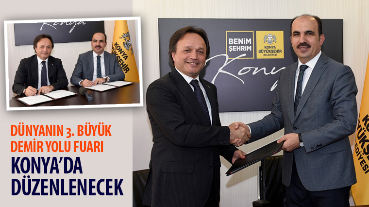 Dünyanın 3. Büyük Demir Yolu Fuarı Konya'da Düzenlenecek