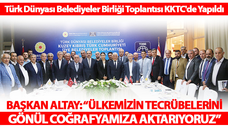 Başkan Altay: 'Ülkemizin Tecrübelerini Gönül Coğrafyamıza Aktarıyoruz'
