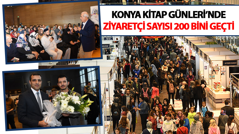 Konya Kitap Günleri'nde Ziyaretçi Sayısı 200 Bini Geçti