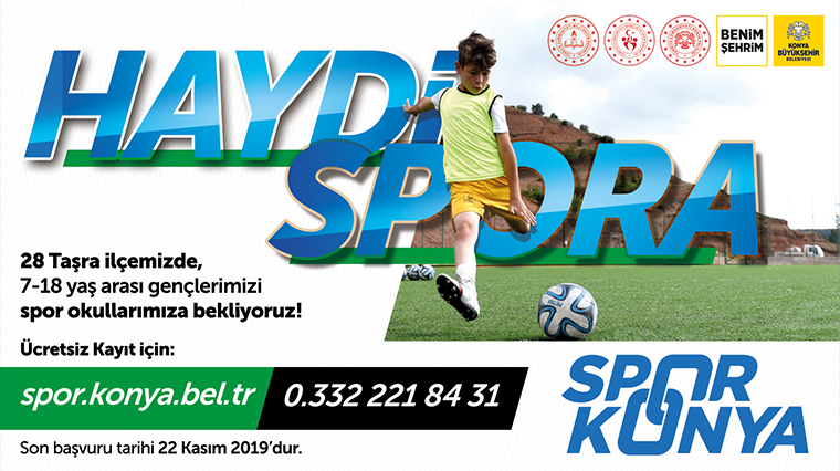 7-18 Yaş Arası Gençler Haydi Spora