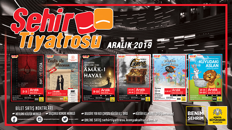 Şehir Tiyatrosu Aralık Ayında 6 Oyunla İzleyicinin Karşısına Çıkıyor