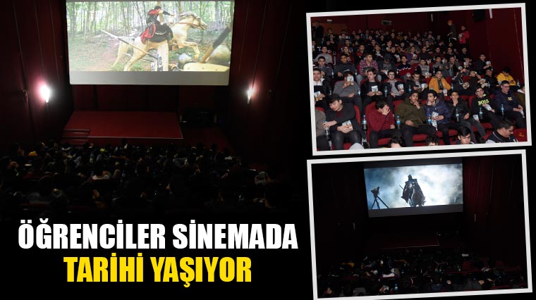 Öğrenciler Sinemada Tarihi Yaşıyor