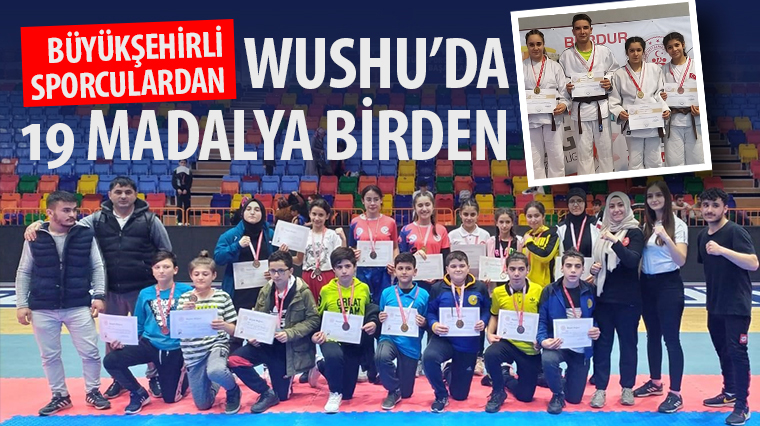 Wushu'da 19 Madalya Birden