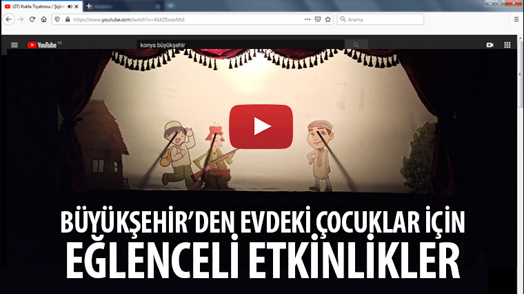 Büyükşehir'den Evdeki Çocuklar İçin Eğlenceli Etkinlikler 