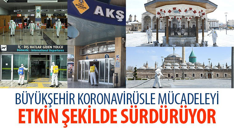 Büyükşehir Koronavirüsle Mücadeleyi Etkin Şekilde Sürdürüyor 