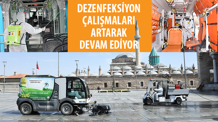 Dezenfeksiyon Çalışmaları Artarak Devam Ediyor