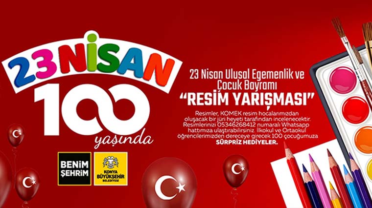 Büyükşehir'den 23 Nisan'da Çocuklar İçin Resim Yarışması