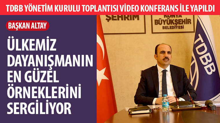 Başkan Altay: Ülkemiz Dayanışmanın En Güzel Örneklerini Sergiliyor