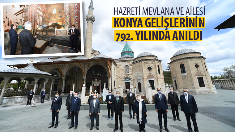 Hazreti Mevlana ve Ailesi Konya'ya Gelişlerinin 792. Yılında Anıldı