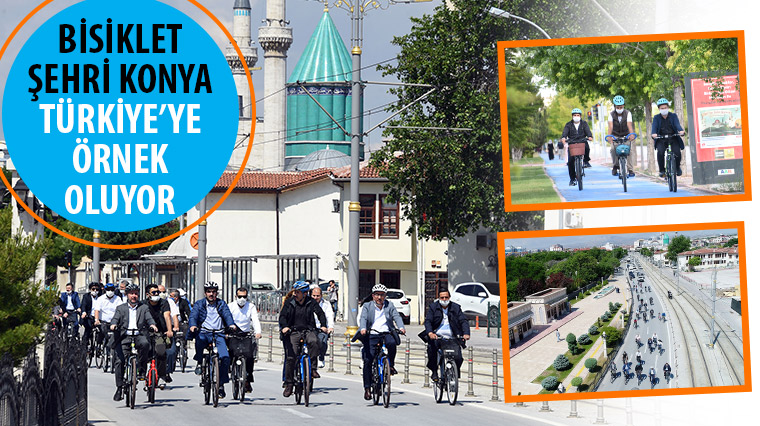 Bisiklet Şehri Konya Türkiye'ye Örnek Oluyor