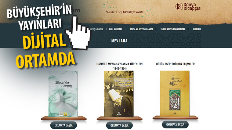Konya Büyükşehir'in Yayınları Dijital Ortamda 