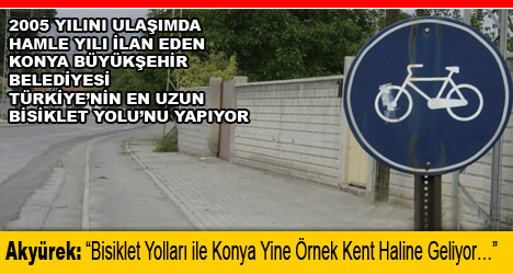 Büyükşehir Belediyesi Türkiye'nin En Uzun Bisiklet Yolu'nu Yapıyor