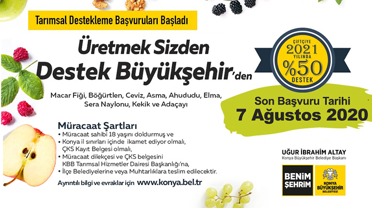Tarımsal Destek Başvuruları 7 Ağustos'a Uzatıldı