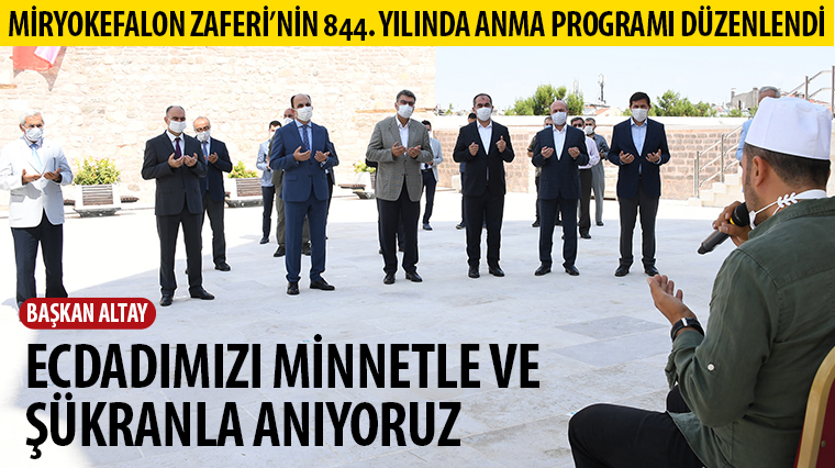 Miryokefalon Zaferi'nin 844. Yılında Anma Programı Düzenlendi