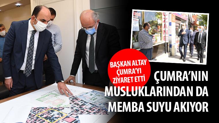 Başkan Altay Çumra'yı Ziyaret Etti 