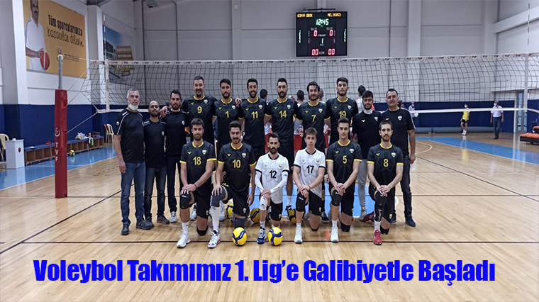 Voleybol Takımımız 1. Lig'e Galibiyetle Başladı