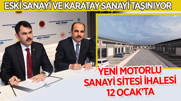 Yeni Motorlu Sanayi Sitesi İhalesi 12 Ocak'ta