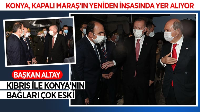 Konya, Kapalı Maraş'ın Yeniden İnşasında Yer Alıyor