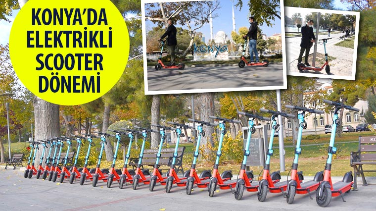 Konya'da Elektrikli Scooter Dönemi 