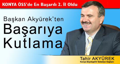 Başkan Akyürek'ten Başarıya Kutlama