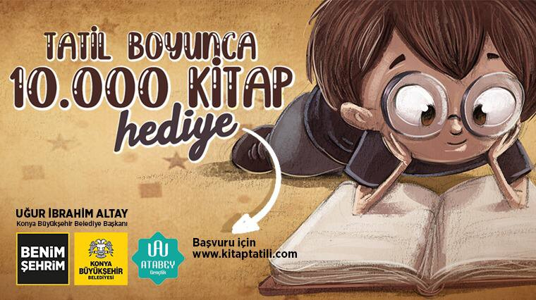 Büyükşehir'den Yarıyıl Tatilindeki Öğrencilere 10 Bin Kitap