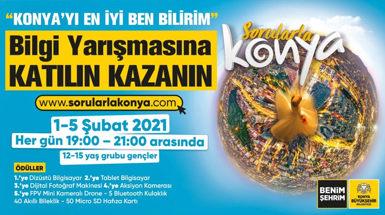 Büyükşehir'den 'Sorularla Konya' Bilgi Yarışması 